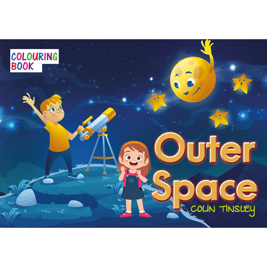 Outer Space Colouring Book - Author Colin Tinsley
