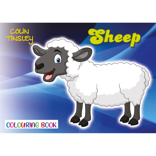 Sheep Colouring Book- Author Colin Tinsley