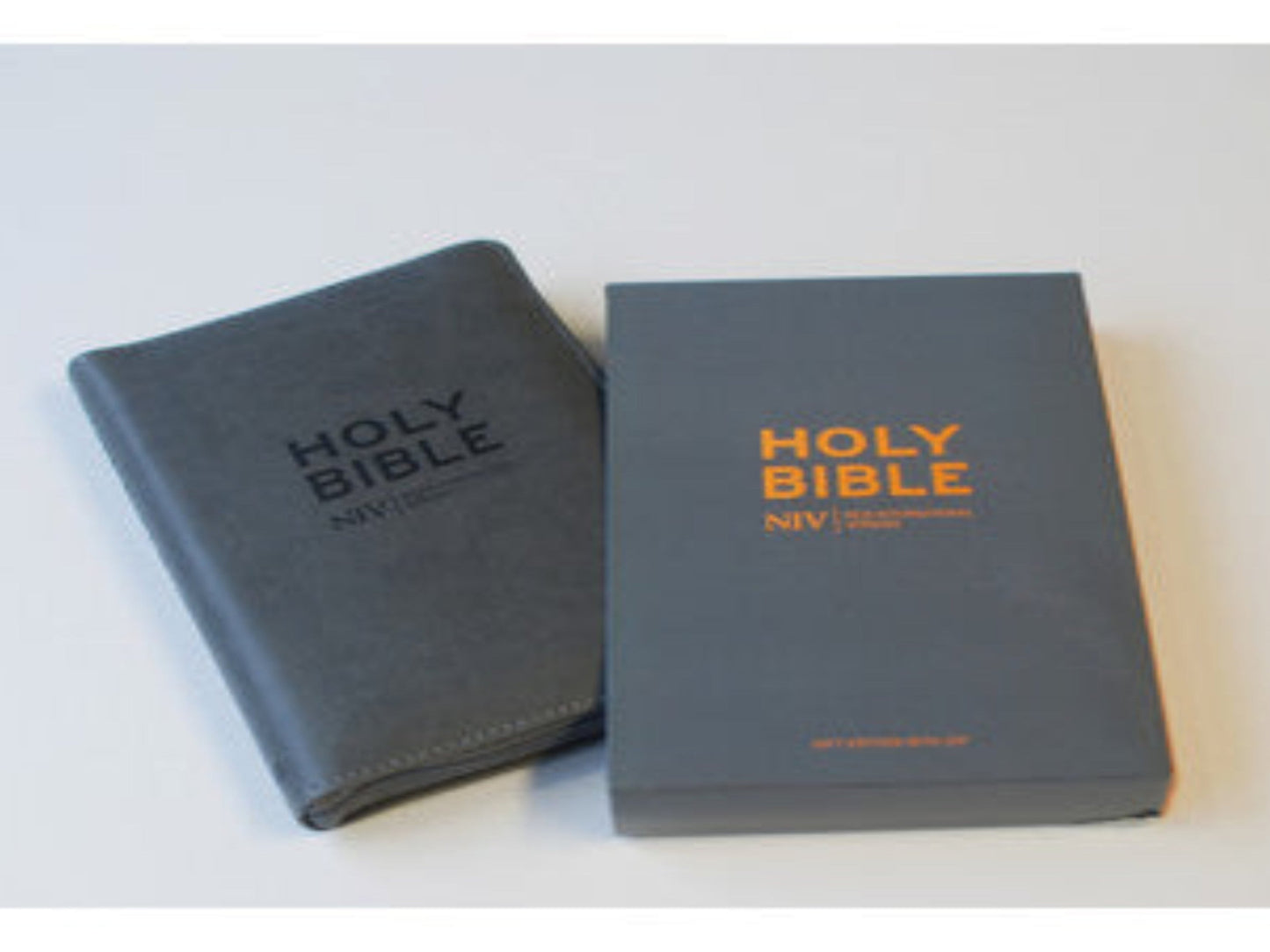 Slate Zip-up Bible (NIV)