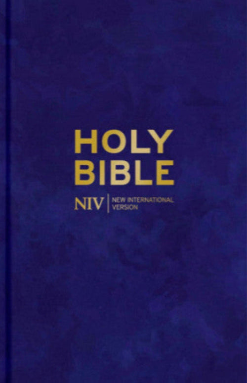 NIV Holy Bible Navy Velvet