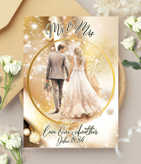 Wedding Card - Love One Another John 13:34