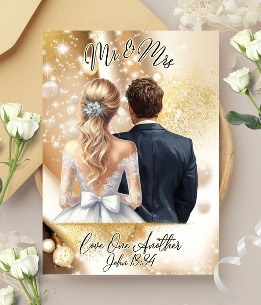 Wedding Card - Love One Another John 13:34